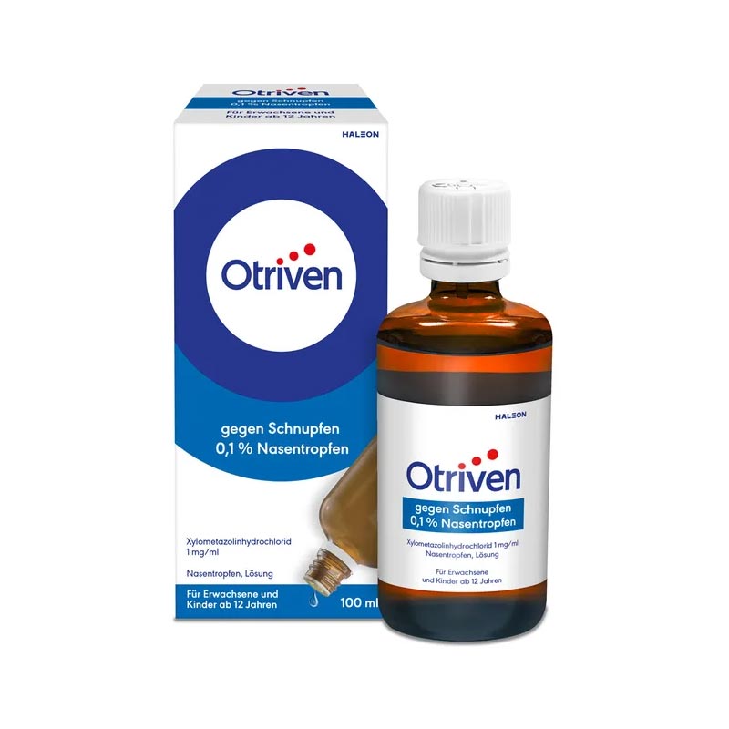 Otriven gegen Schnupfen 0,1% 100 ml Nasentropfen