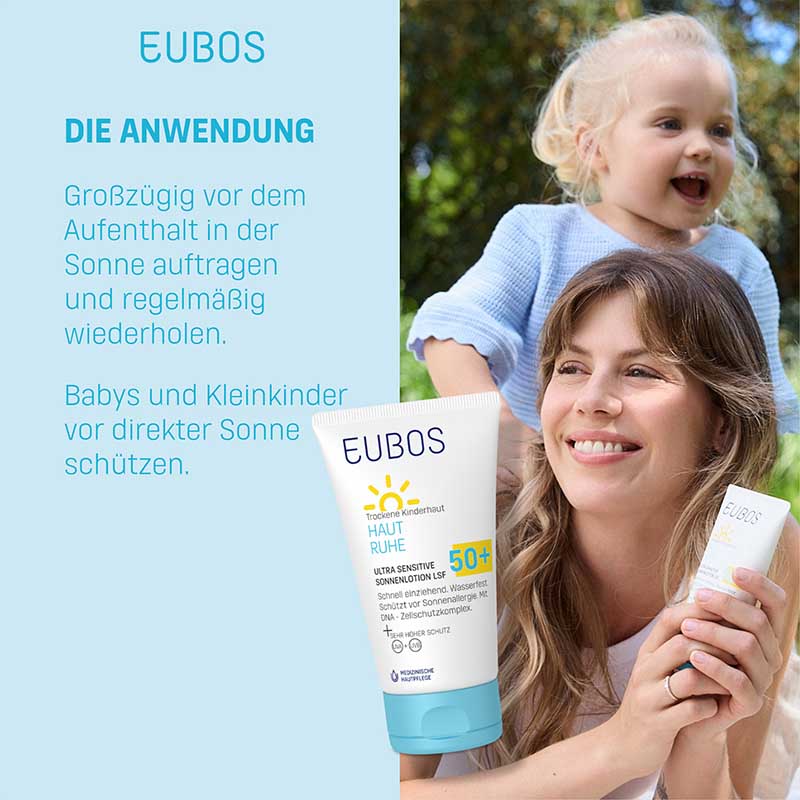 EUBOS HAUT RUHE ULTRA SENSITIVE SONNENLOTION LSF 50+ 150 ml Lotion