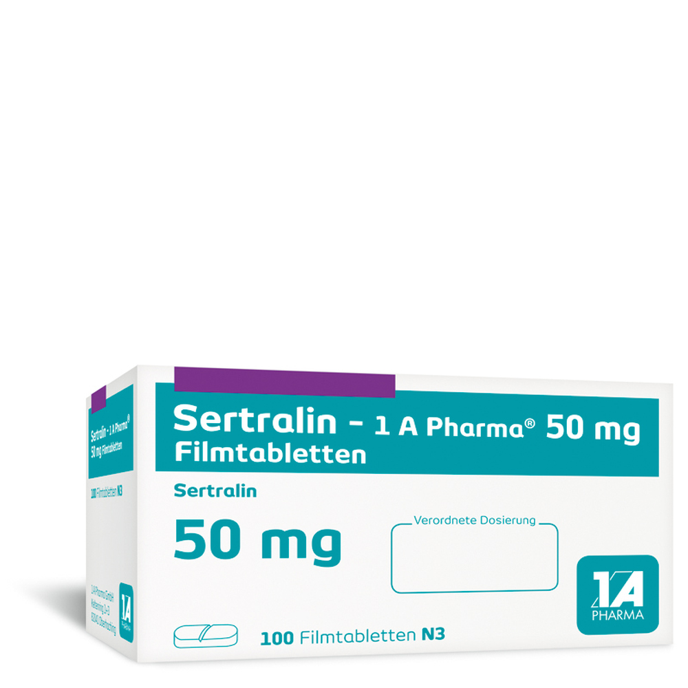 Sertralin-1 A Pharma 50mg 100 St Filmtabletten