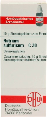 NATRIUM SULFURICUM C 30 Globuli 10 g Globuli