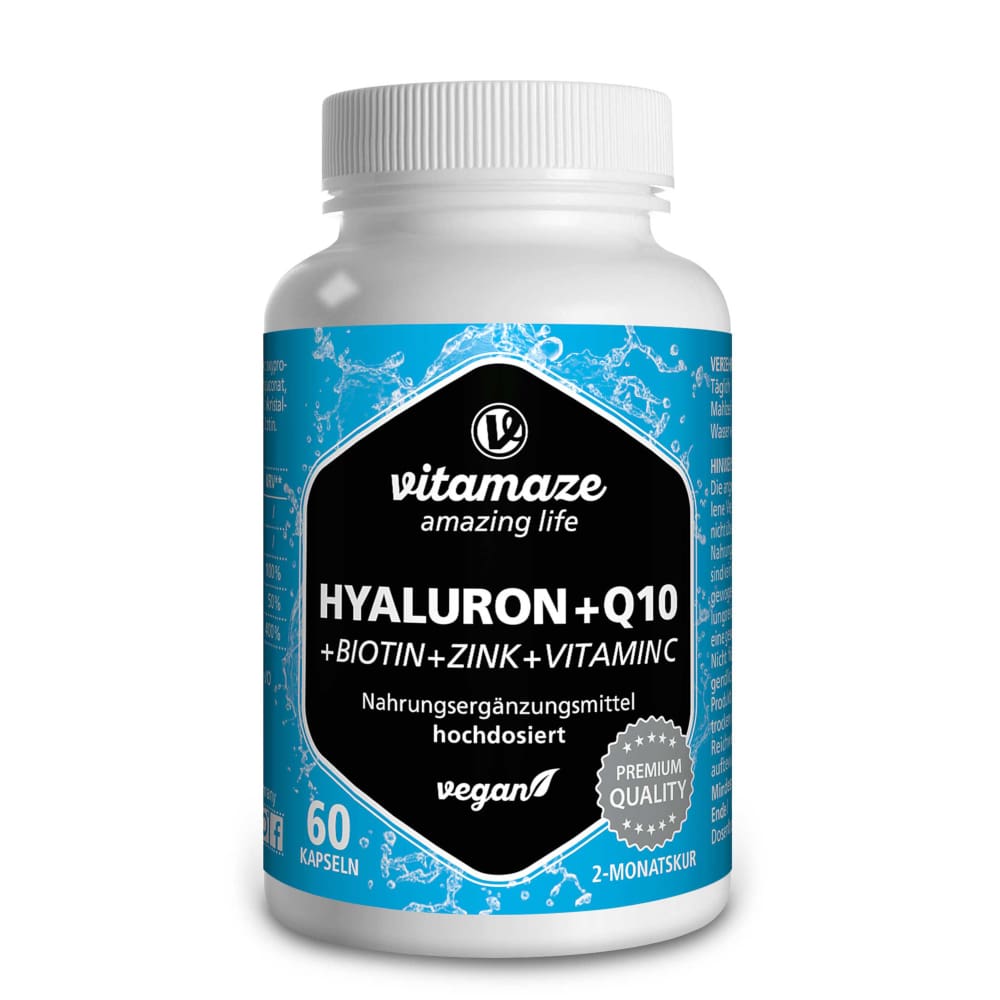 vitamaze HYALURONSÄURE 200 mg + COENZYM Q10 60 St Kapseln