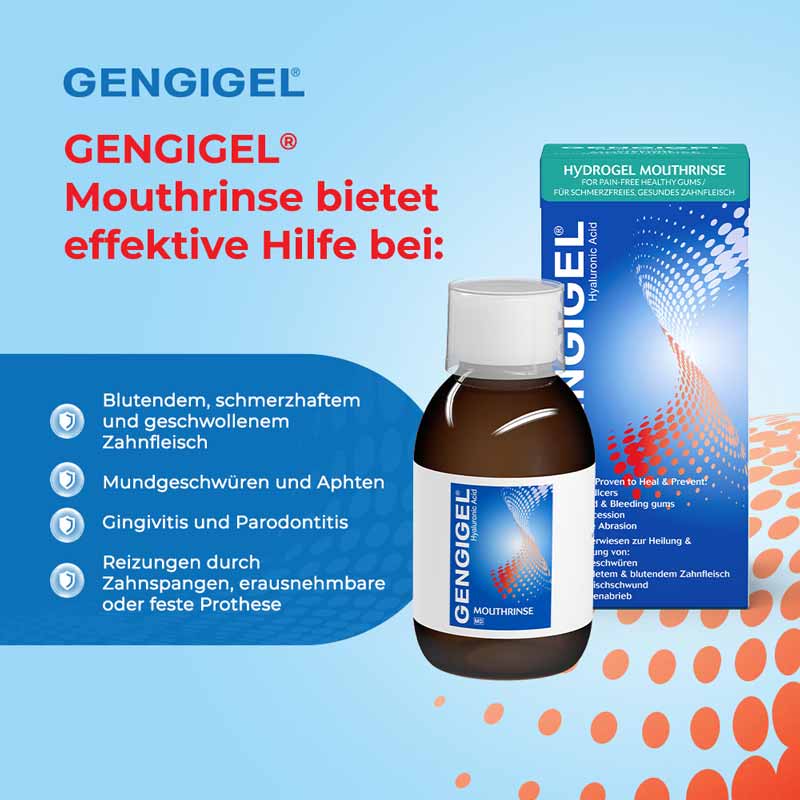GENGIGEL HYDROGEL MUNDSPÜLUNG 150 ml Mundwasser