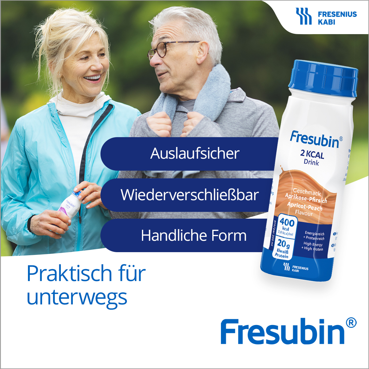 Fresubin 2 KCAL Drink Erdbeere 4X200 ml Flüssigkeit