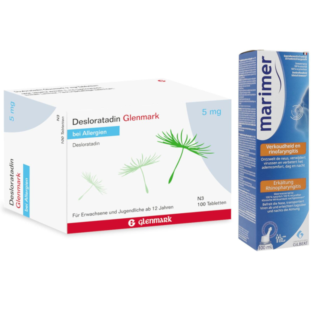 Desloratadin + Marimer Nasenspray Set 1 Sparset