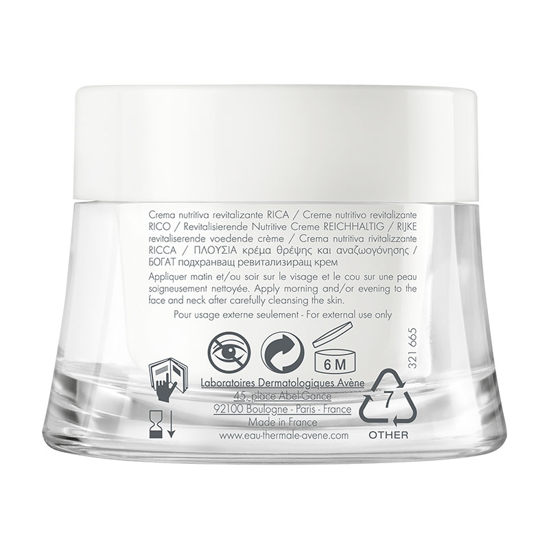 Avène EAU THERMALE Revitalisierende Nutritive Creme REICHHALTIG  50 ml Creme