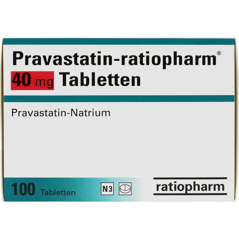 Pravastatin-ratiopharm 40mg 100 St Tabletten