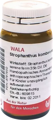 Strophanthus kombe e semine D6 Globuli 20 g Globuli