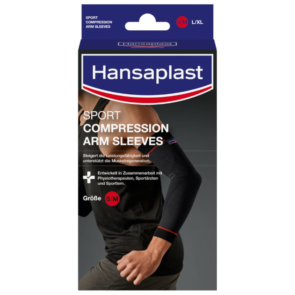 Hansaplast SPORT COMPRESSION ARM SLEEVES Größe M   2 St Bandage