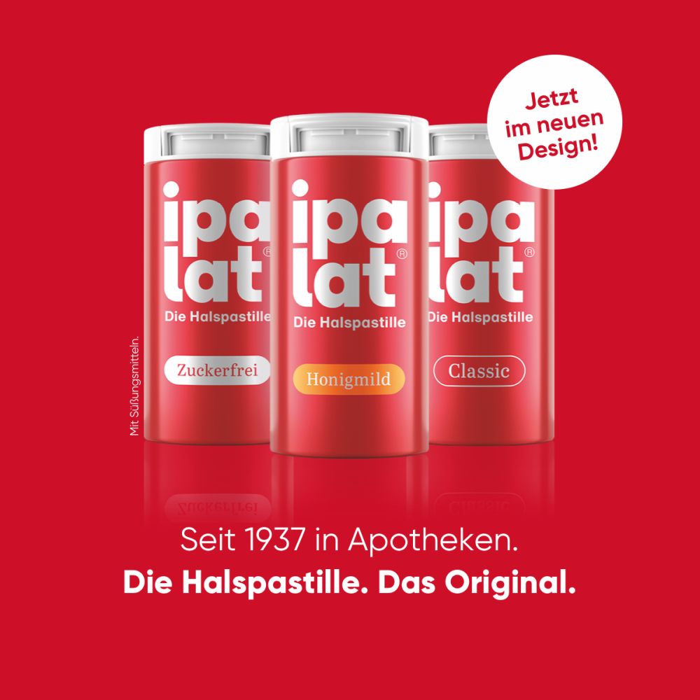 ipalat Die Halspastille Honigmild mentholfrei ohne Zucker 400 St Pastillen