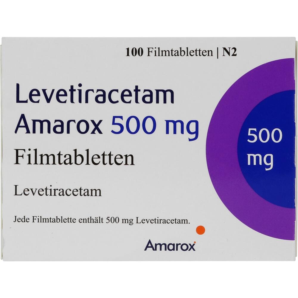 Levetiracetam Amarox 500 mg 100 St Filmtabletten