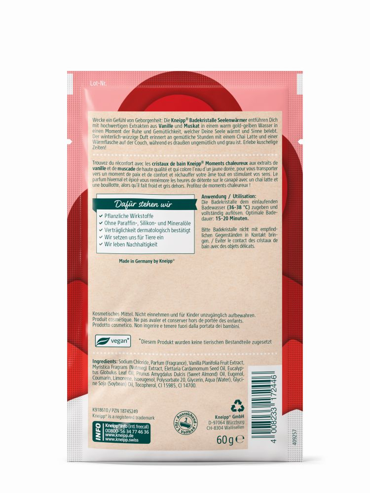 Kneipp Badekristalle Seelenwärmer 60 g Salz