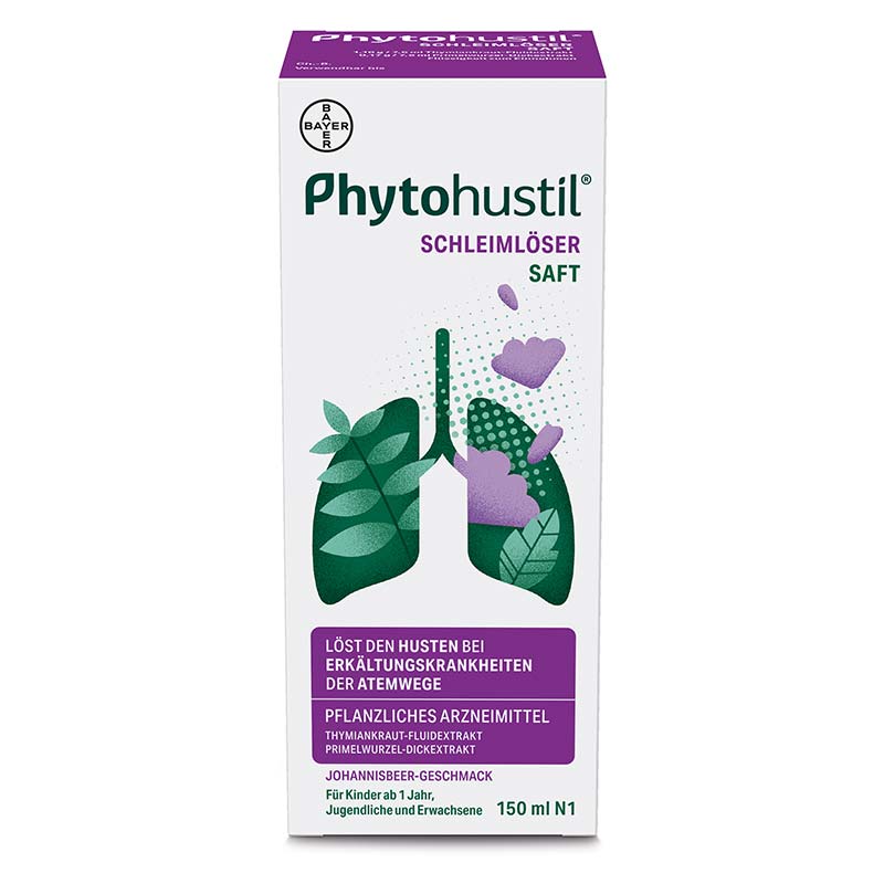 Phytohustil SCHLEIMLÖSER SAFT 150 ml Flüssigkeit zum Einnehmen