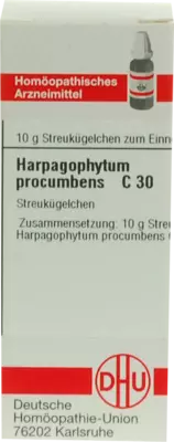 HARPAGOPHYTUM PROCUMBENS C 30 Globuli 10 g Globuli