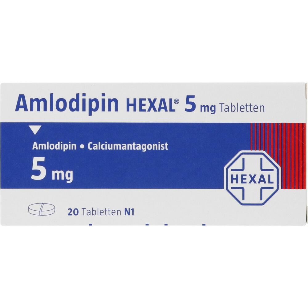 Amlodipin HEXAL 5mg 20 St Tabletten