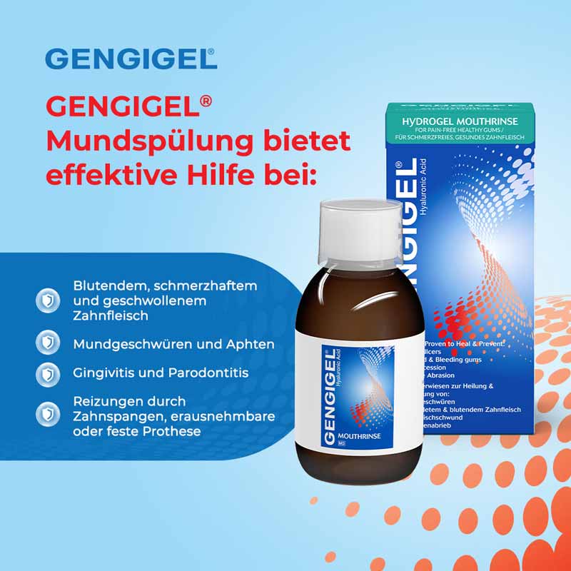 GENGIGEL HYDROGEL MUNDSPÜLUNG 150 ml Mundwasser