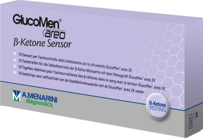 GLUCOMEN areo 2K ß-Ketone Sensor Teststreifen 10 St Teststreifen