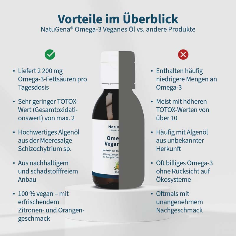 NatuGena Omega-3 Veganes Öl 100 ml Öl