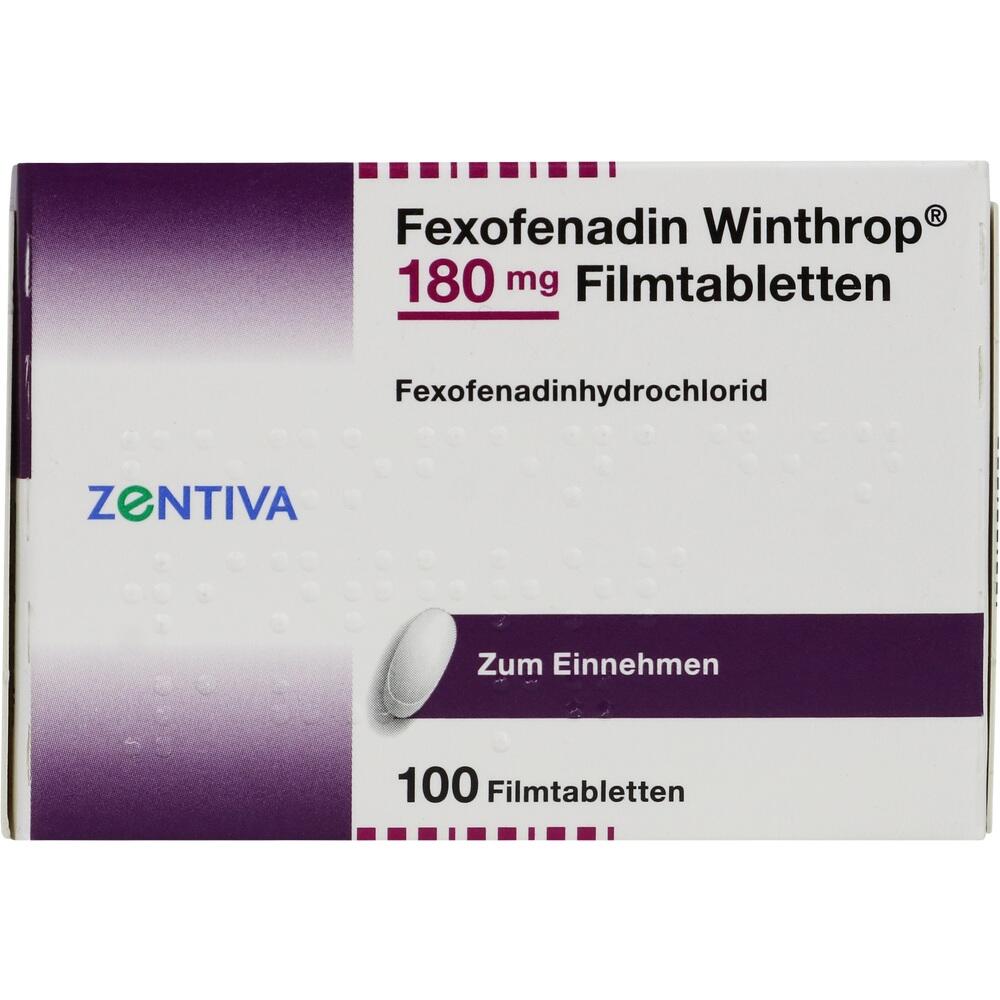 Fexofenadin Winthrop 180mg 100 St Filmtabletten