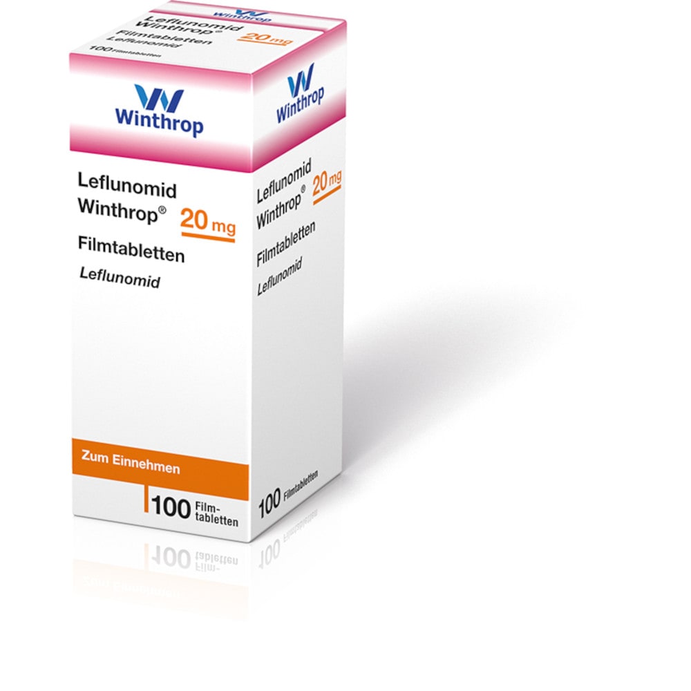 LEFLUNOMID Winthrop 20 mg Filmtabletten 100 St Filmtabletten