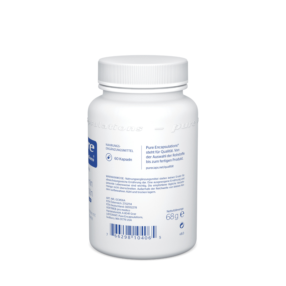 pure encapsulations Glucosamin Chondroitin + MSM 60 St Kapseln