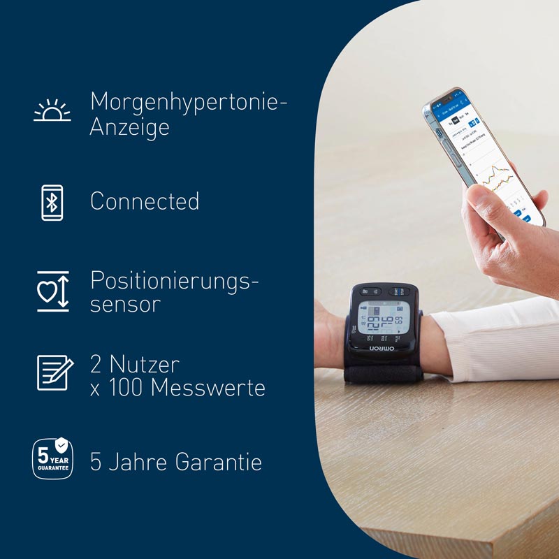 OMRON R27 Intelli IT Handgelenk Blutdruckmessgerät 1 St