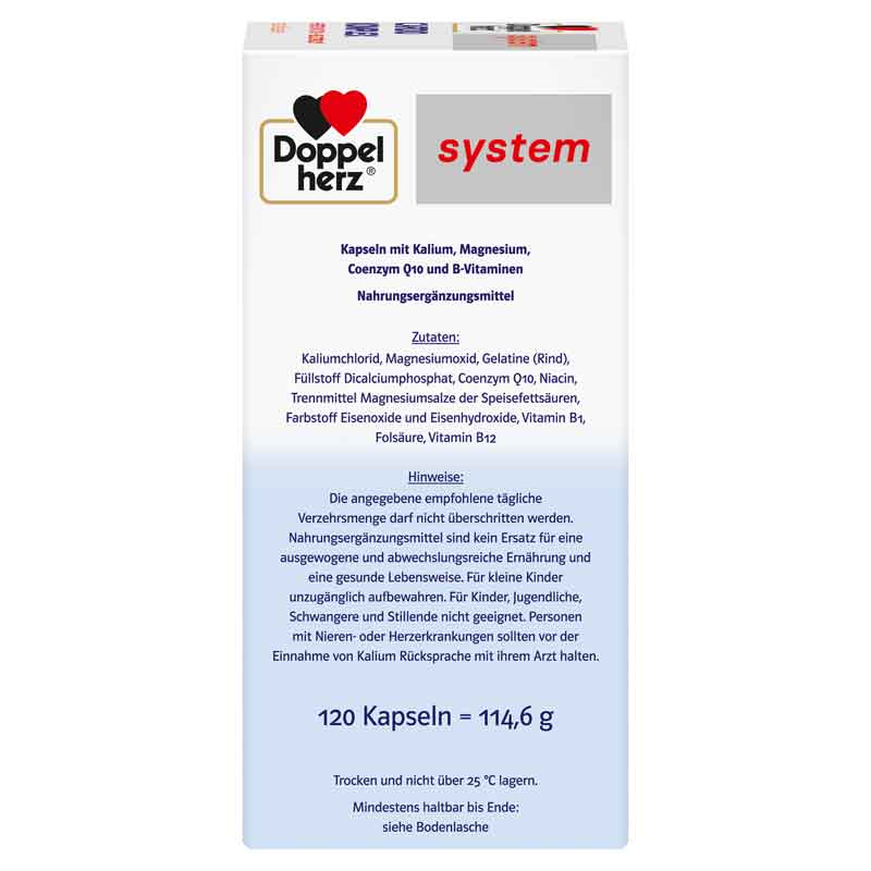 Doppelherz system CARDIO KOMPLEX 120 St Kapseln