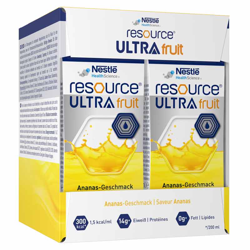 resource ULTRA fruit Ananas 4X200 ml Flüssigkeit