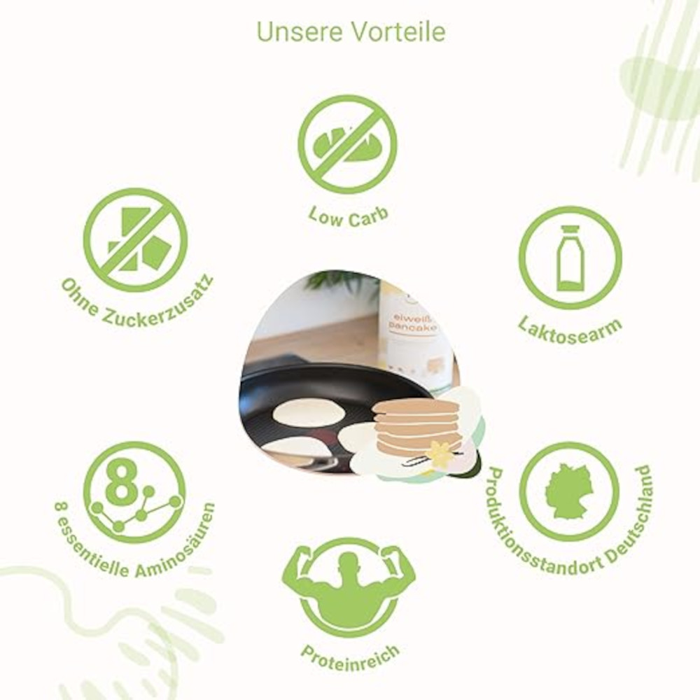 for you eiweiß pancake Vanille 600 g Pulver