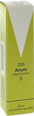 ARUM NASENTROPFEN S 220 10 g Tropfen