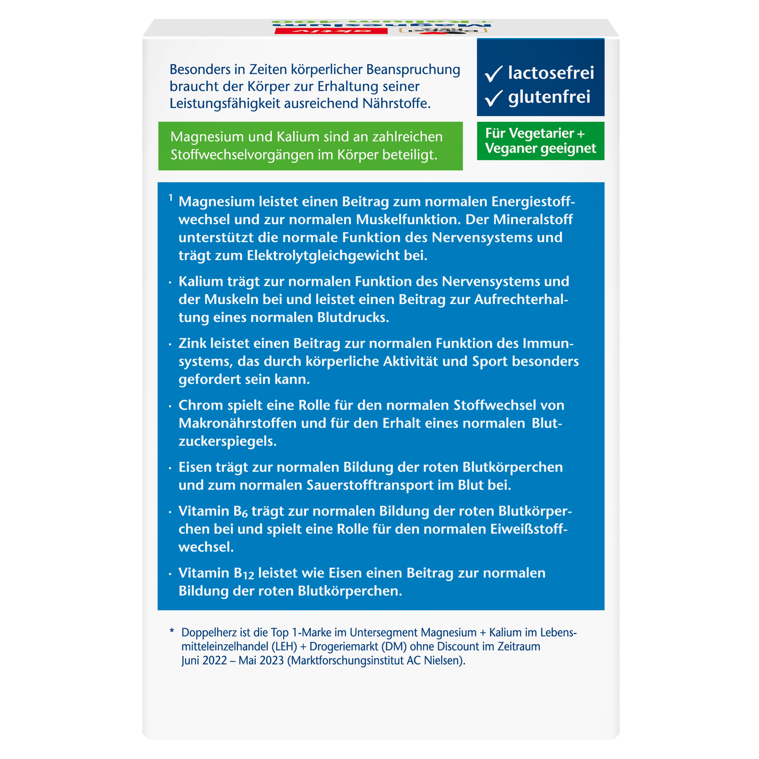 Doppelherz aktiv Magnesium + Kalium 400 30 St Tabletten