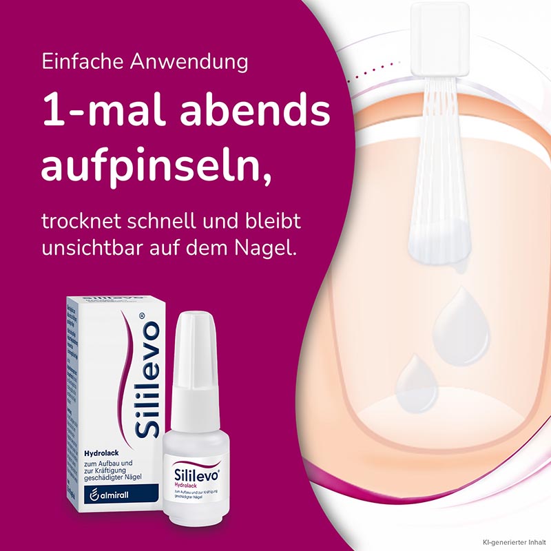 Sililevo Nagellack 6.6 ml Lösung