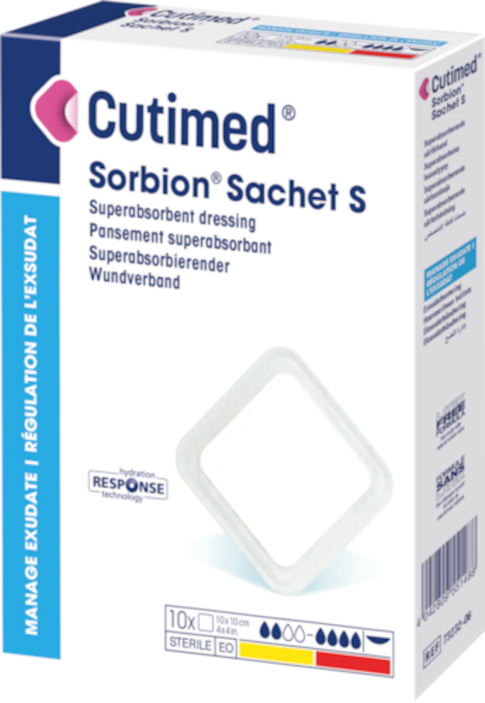 SORBION Cutimed Sachet S Wundauflage 15x15 cm 24 St Pflaster