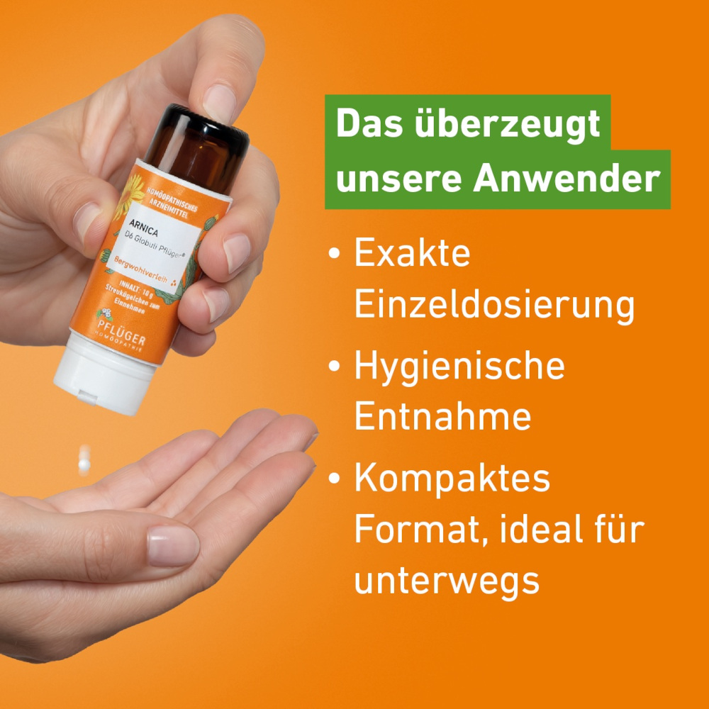 Arnica D6 Globuli Pflüger 10 g Globuli