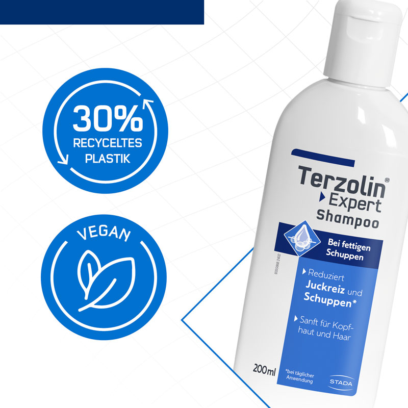 TERZOLIN Expert Schuppen-Shampoo bei fettiger Kopfhaut 200 ml Shampoo