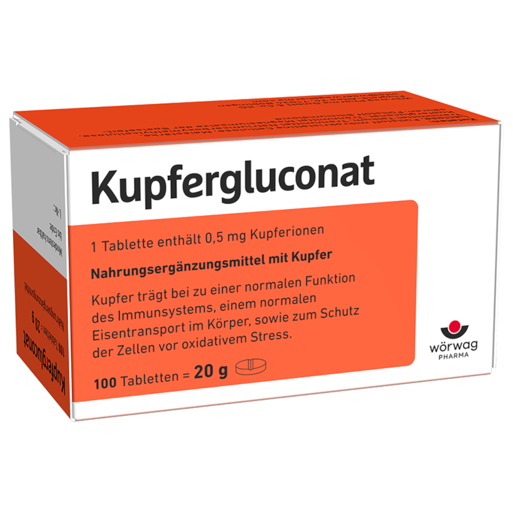 Kupfergluconat 100 St Tabletten