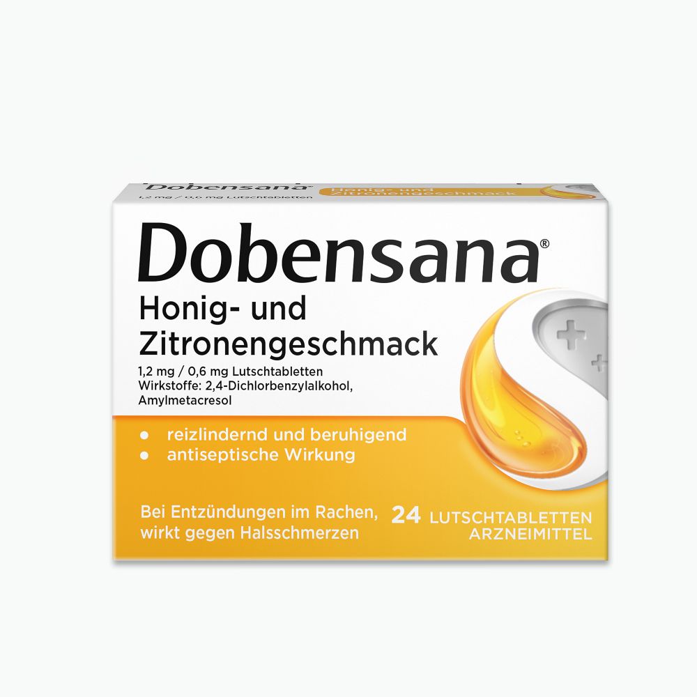 Dobensana Honig- & Zitronengeschmack 24 St Lutschtabletten