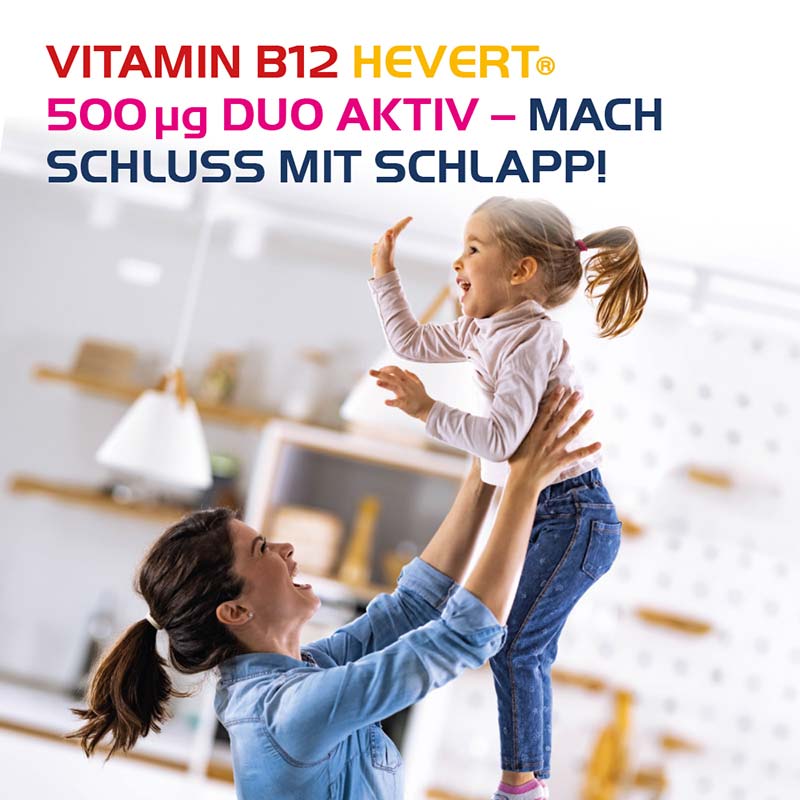 HEVERT VITAMIN B12 500 µg DUO AKTIV 180 St Lutschtabletten
