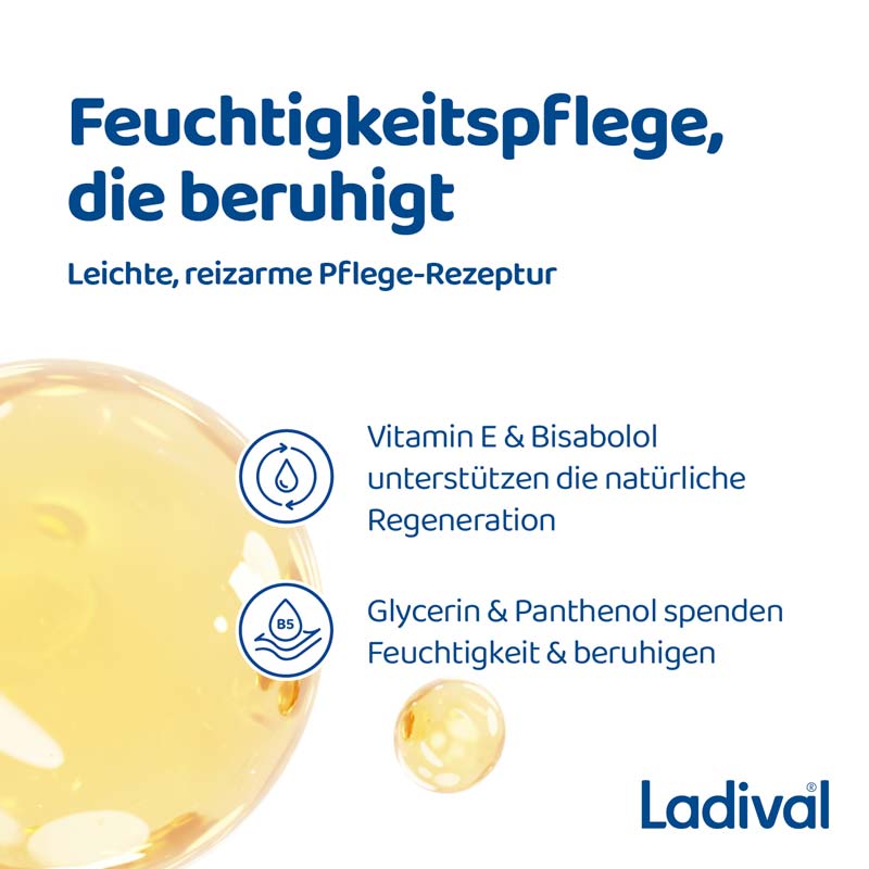 Ladival Empfindliche & Normale Haut Après Pflege-Lotion, After Sun Repair für Erwachsene & Kinder ab 6 Monaten geeignet, kühlt und pflegt nach der Sonne, spendet intensiv Feuchtigkeit, 200ml  