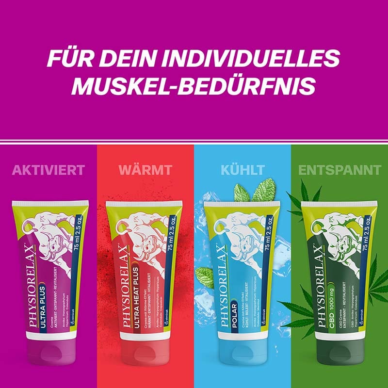 PHYSIORELAX ULTRA PLUS CREME - aktiviert & revitalisiert