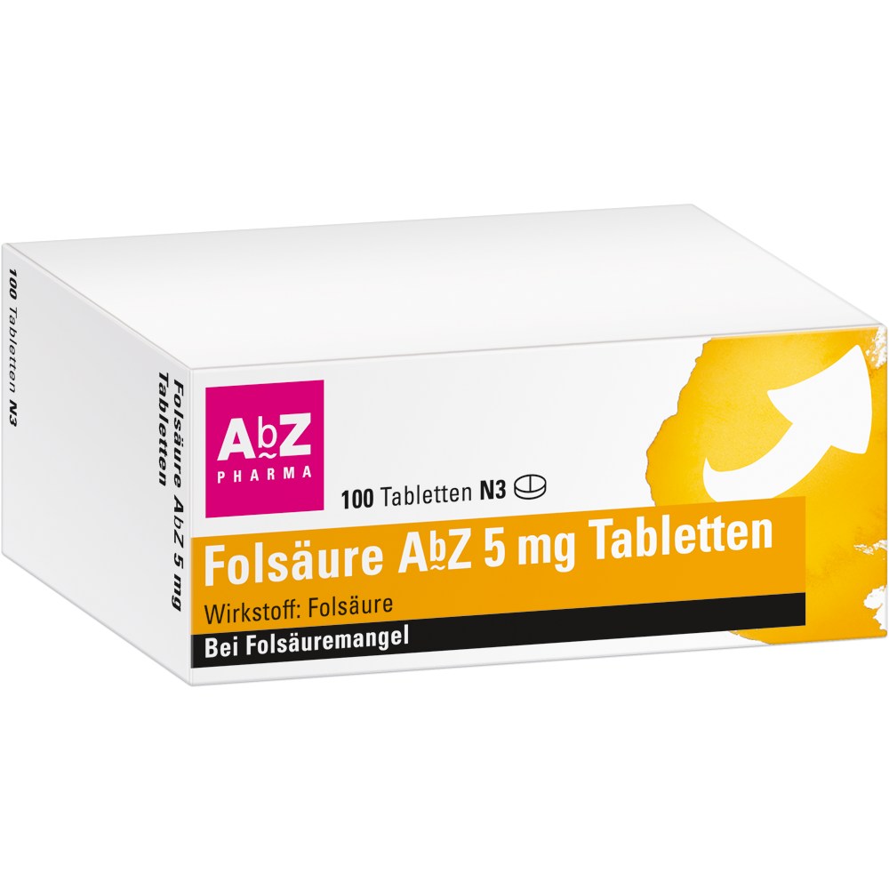 Folsäure AbZ 100 St Tabletten