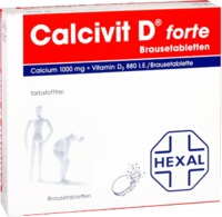 Calcivit D forte 1000mg/880 I.E. 120 St Brausetabletten