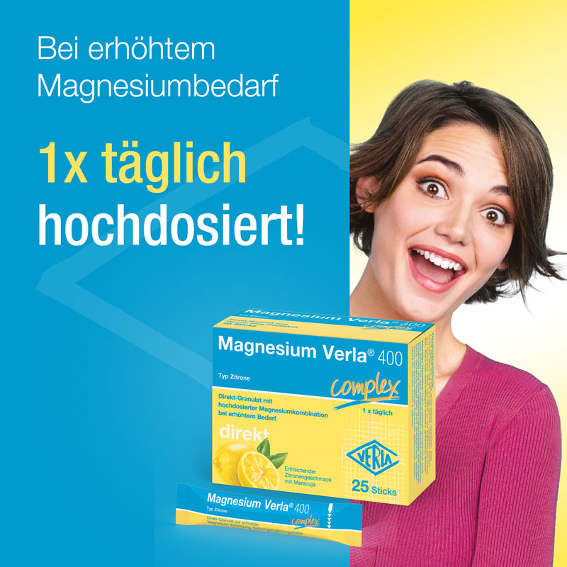 Magnesium Verla 400 Direkt-Granulat 25 St Granulat