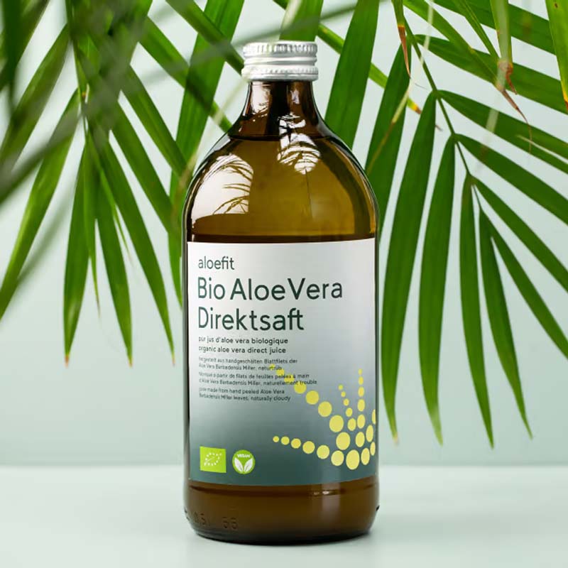 aloefit Bio Aloe Vera Direktsaft 500 ml Saft