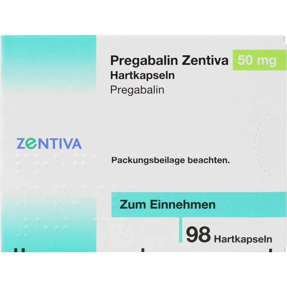 Pregabalin Zentiva 50 mg 98 St Hartkapseln