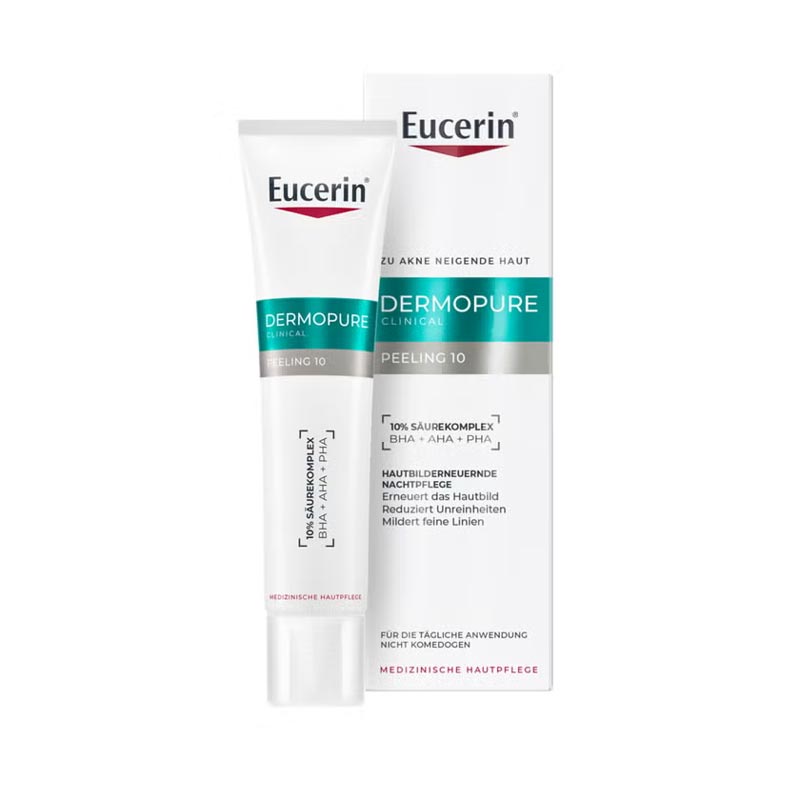 Eucerin DERMOPURE CLINICAL PEELING 10 40 ml Nachtcreme