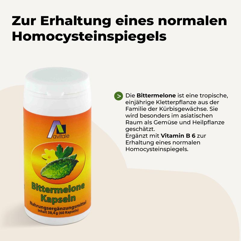 Avitale Bittermelone Kapseln 500 mg 60 St Kapseln