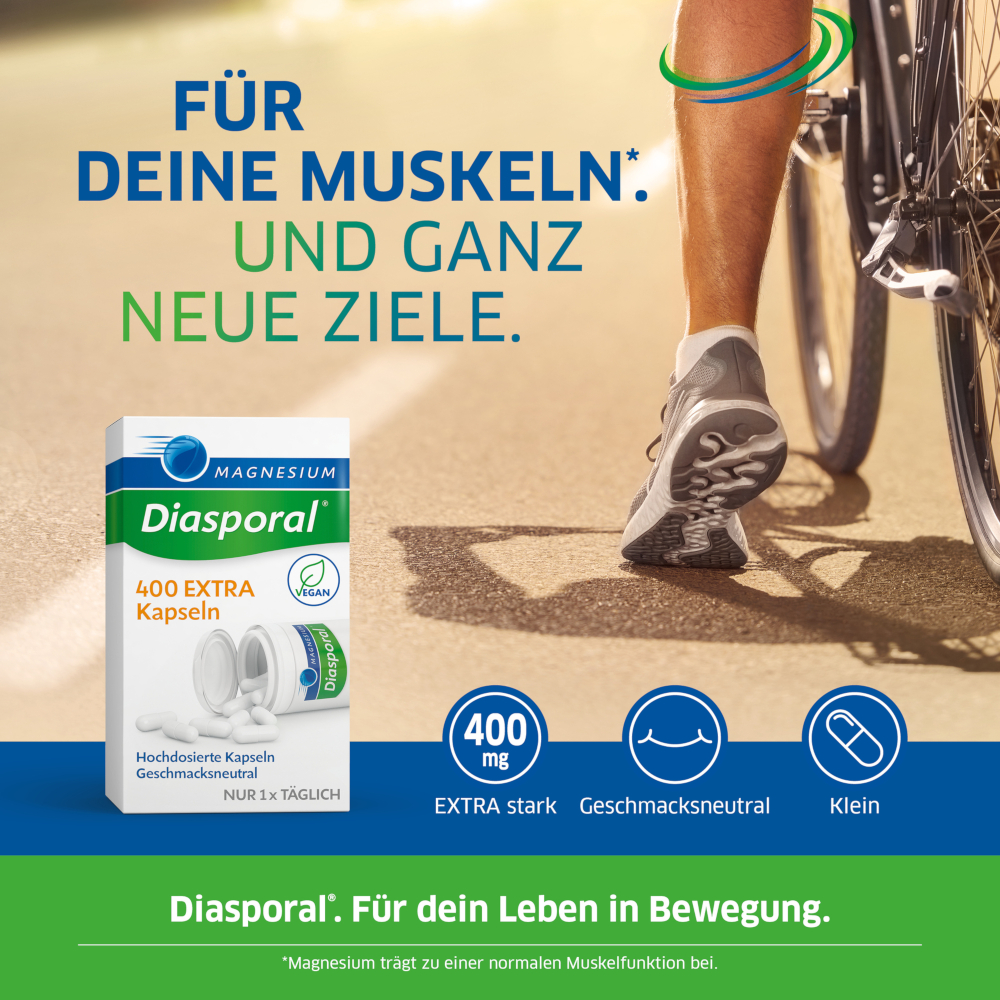 MAGNESIUM Diasporal 400 EXTRA Kapseln 100 St Kapseln