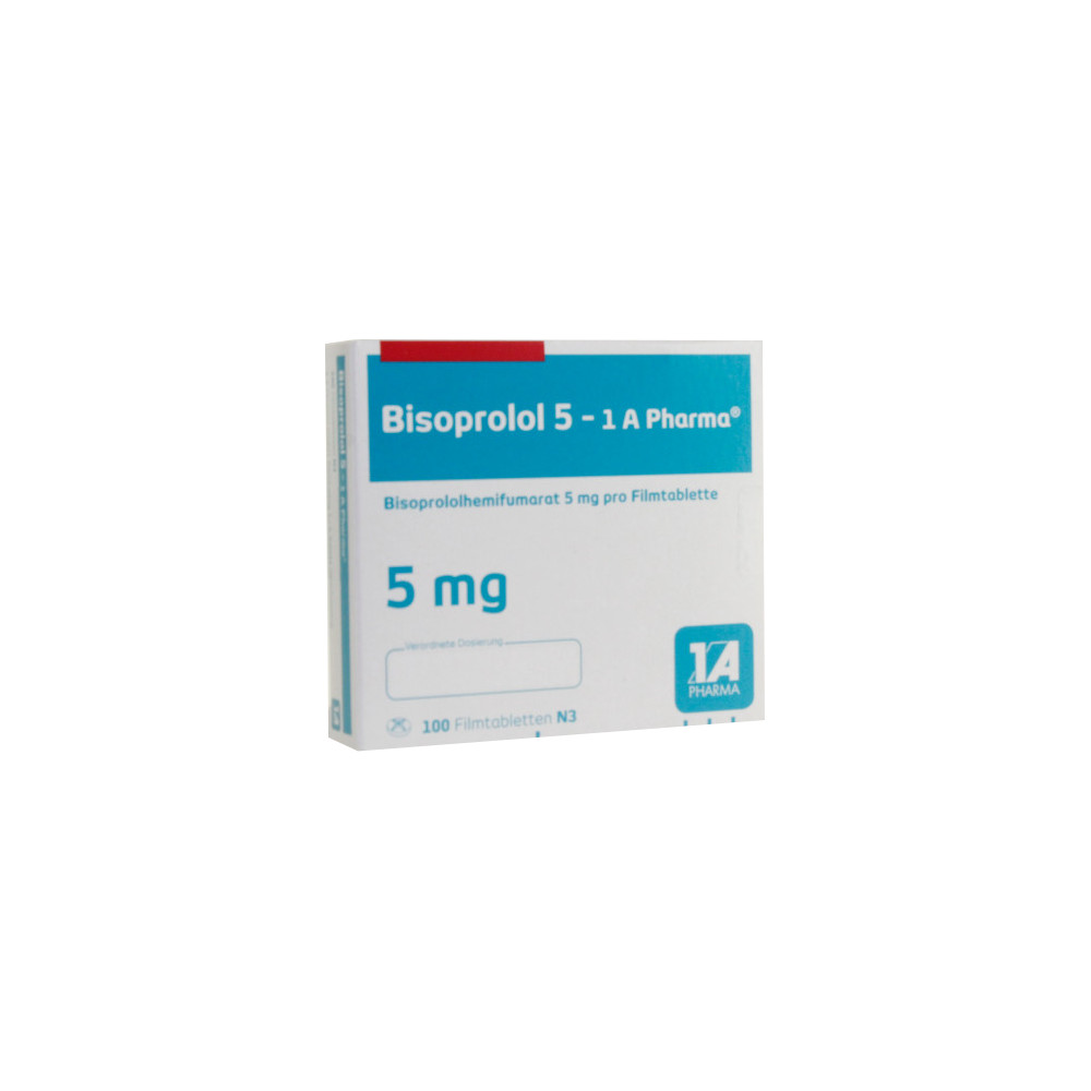 Bisoprolol 5-1 A Pharma 100 St Filmtabletten