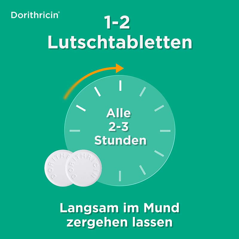 Dorithricin Classic Lutschtabletten bei Halsschmerzen  20 St Lutschtabletten