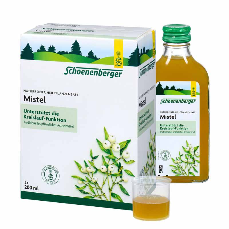 Schoenenberger Mistel NATURREINER HEILPFLANZENSAFT 3X200 ml Saft